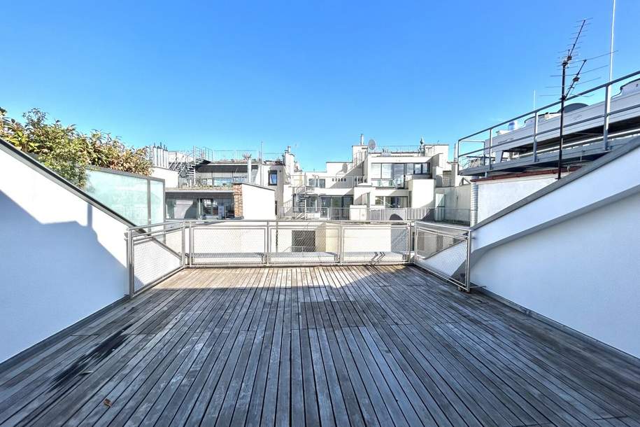 1010! Moderne DG-Maisonette mit Galerie und grosser Terrasse!, Wohnung-miete, 3.499,99,€, 1010 Wien 1., Innere Stadt