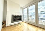 Exklusive City-Maisonette mit Panoramablick, Kamin & Abendsonne über der Stadt