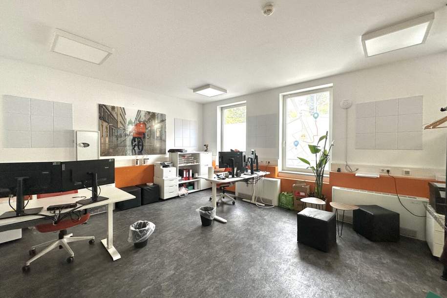 Zentrale Geschäftsfläche! Straßenseitiger Zugang und Schaufenster!, Gewerbeobjekt-miete, 5.641,69,€, 1090 Wien 9., Alsergrund