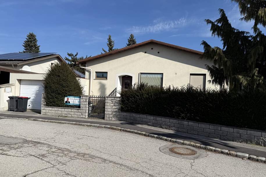 netter Bungalow &amp; Keller &amp; Garage, Haus-kauf, 419.000,€, 2490 Wiener Neustadt(Land)