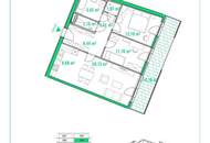 3-Zimmer-Wohnung am Prater mit großem Balkon