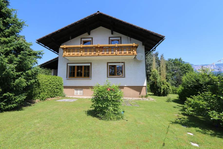 Einfamilienhaus in sonniger Lage mit Ausblick, Haus-kauf, 385.000,€, 9613 Villach Land