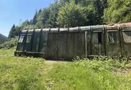 Eine süße, verträumte, stark renovierungsbedürftige Immobilie mit ganz viel Charme und Potential, sehr idyllisch gelegen mit dem Rauschen des Baches als Geräuschkulisse.