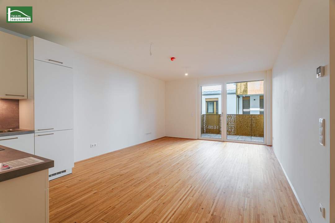 Erstbezug: Moderne 3- Zimmer Wohnung mit Freifläche nahe Kagraner Platz U1