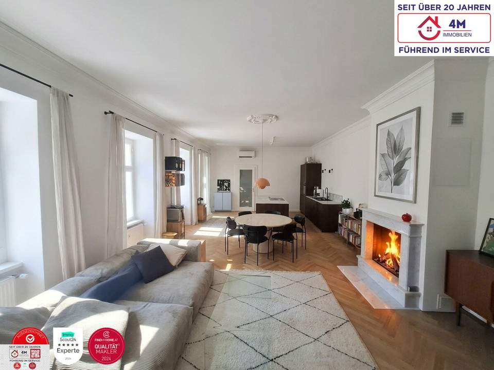 Stilvolle 2-Zimmer Wohnung mit Balkon & Loggia im Herzen des 1060 Wien