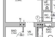 Habichergasse - repräsentativer 2 Zimmer Altbau mit hofseitigem Balkon