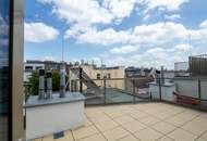 SONNE. WEITBLICK. DACHTERRASSE – 2-ZIMMER-DACHGESCHOSSWOHNUNG MIT VIEL FREIRAUM