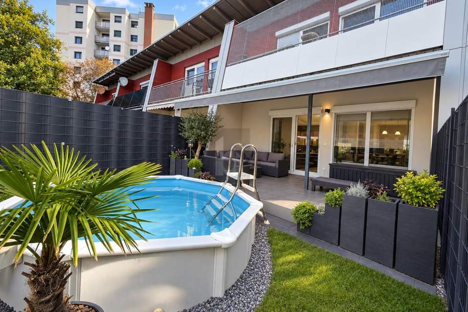 SONNIGE WOHLFÜHLOASE MIT POOL &amp; 142 M² NUTZFLÄCHE, Haus-kauf, 450.000,€, 8101 Graz-Umgebung