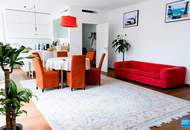 Komplett möblierte Dachgeschosswohnung mit Terrasse