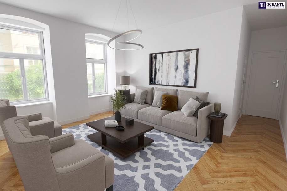Revitalisiertes Altbaujuwel – alles, was das Herz begehrt! 3-Zimmer-Wohnung mit Klimaanlage, Terrasse, Luftwärmepumpe & edler Ausstattung mit Fischgrätparkett – überzeugen Sie sich selbst, Wohnung-kauf, 409.000,€, 1160 Wien 16., Ottakring