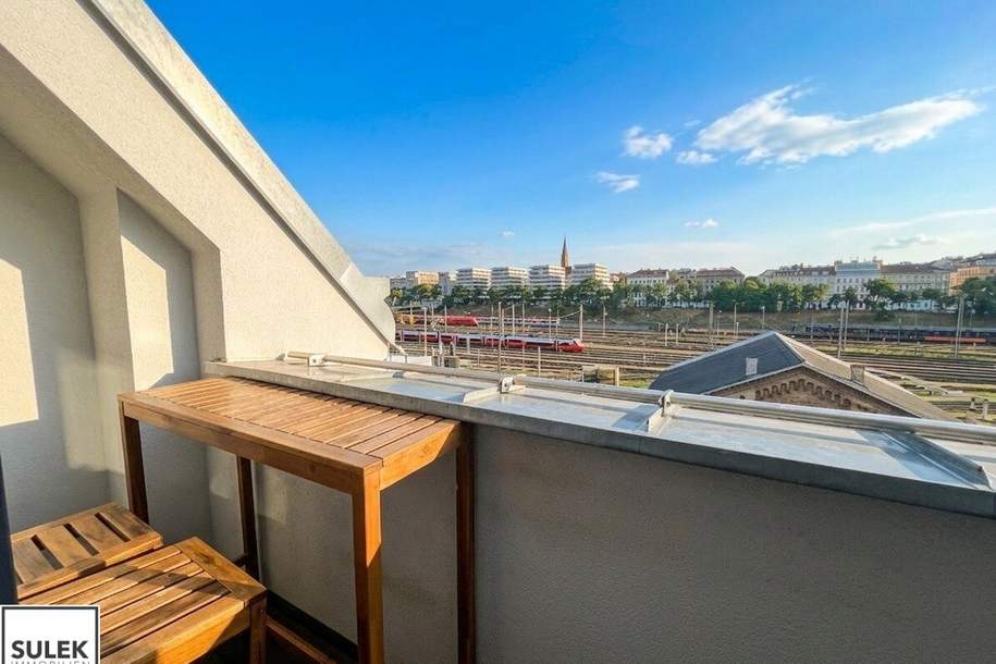 Ab SOFORT: Klimatisierte 3 Zimmer Maisonette mit Terrasse und Weitblick - nahe Mariahilfer Str./Westbahnhof, Wohnung-miete, 1.568,22,€, 1150 Wien 15., Rudolfsheim-Fünfhaus