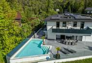 STARTPREIS! Luxuriöse Doppelhaushälfte mit Pool und Seeblick in Fuschl