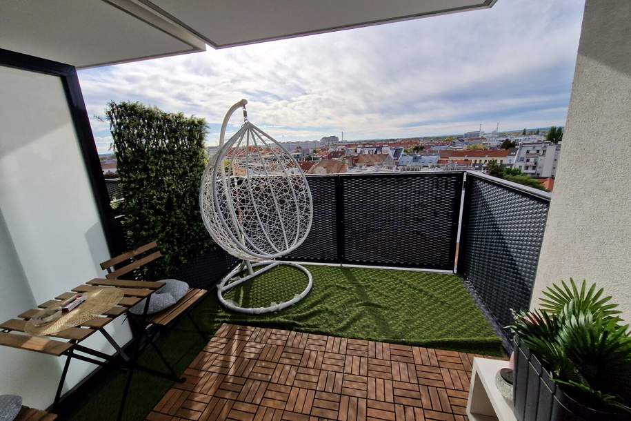 Glück auf Wolke 7 - Südblick im 7.Stock, Wohnung-miete, 890,00,€, 1220 Wien 22., Donaustadt
