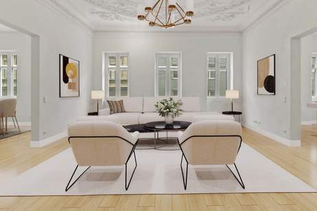 ++ Exklusives UNIKAT ++ Traumhafte Wohnung mit ALTBAUCHARME, Wohnung-kauf, 1.599.000,€, 1070 Wien 7., Neubau