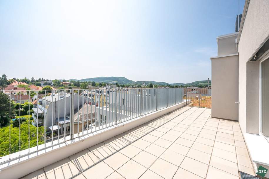 ERSTBEZUG | Klimatisierte 4-Zimmer-Dachgeschoß-Wohnung mit 2 Terrassen, Wohnung-kauf, 649.900,€, 1230 Wien 23., Liesing