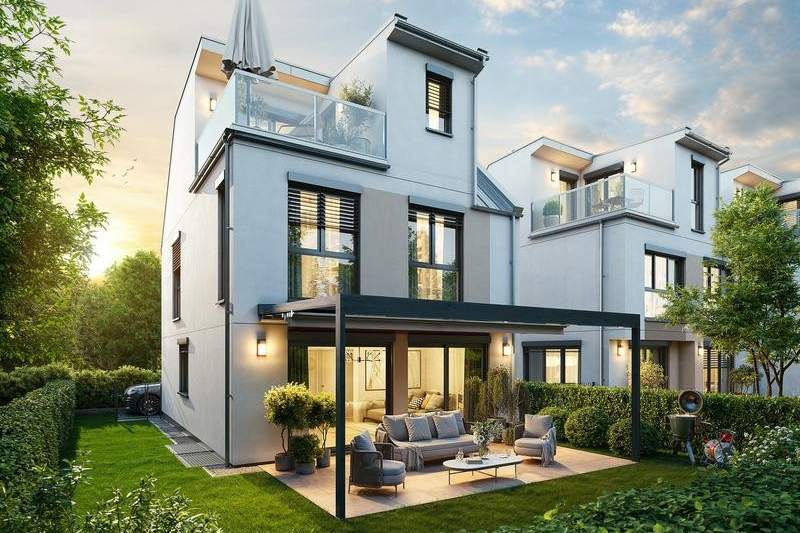 Erstbezug! Luxuriöses Einfamilienhaus an der Alten Donau, Haus-kauf, 1.381.900,€, 1220 Wien 22., Donaustadt