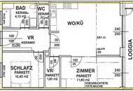 Moderne 3-Zimmer-Wohnung mit Loggia in zentraler Lage