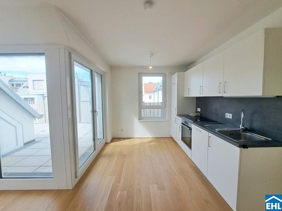 1-Zimmer Wohnung mit sonniger Dachterrasse!