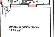 Mietwohnung mit Küchenzeile und ca. 29,60 m² in LEOBEN