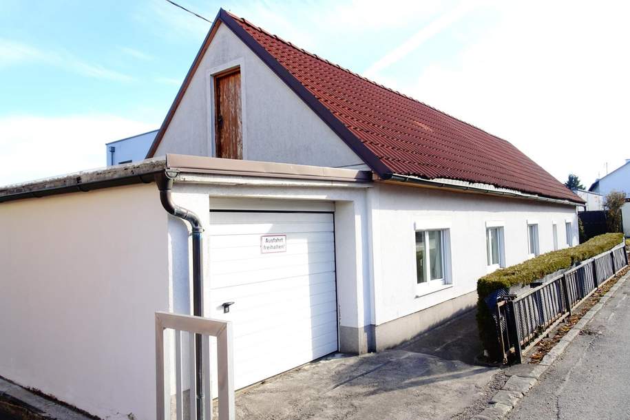 Gemütliches Mietshaus mit ca. 100 m² Nutzfläche inkl. Garage + Eigengarten - PROVISIONSFREI, Haus-miete, 1.100,00,€, 4522 Steyr-Land