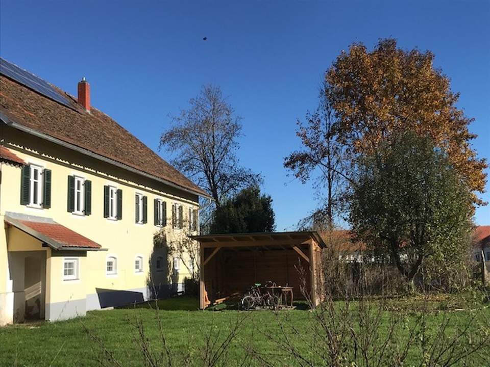 Ruhige 500m² Garten-Wohnung + Autostellplätze nähe Ilz zu vermieten