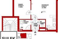 Nähe Floridsdorf Bahnhof (S+U): gepflegte 2-Zimmer-Wohnung mit tollen Lichtverhältnissen