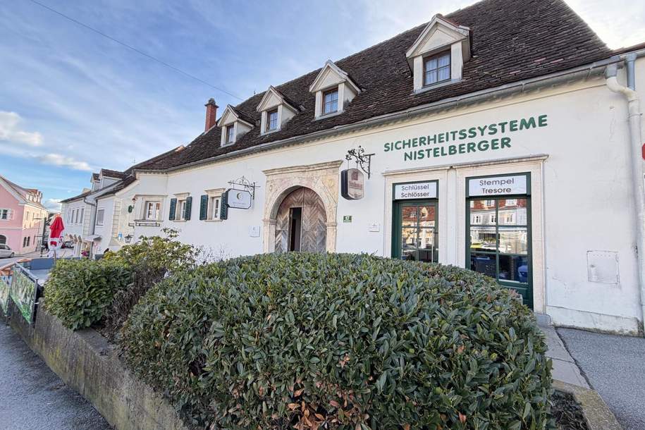 Top-Investment mit über 6 % Rendite – Historisches Zinshaus am Hauptplatz Weiz, Gewerbeobjekt-kauf, 890.000,€, 8160 Weiz