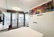 DANUBEFLATS: Attraktiv möbliertes Apartment mit tollem Balkon - Pool, Sauna, Gym, Lounges, Billa