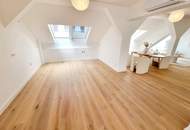 WOW! Stylischer Wohntraum im Dachgeschoss! Frisch saniert + Ruhelage + Traumhaftes Altbauhaus + Hofseitige Terrasse + U-Bahn ums Eck + Beste Infrastruktur und Anbindung!