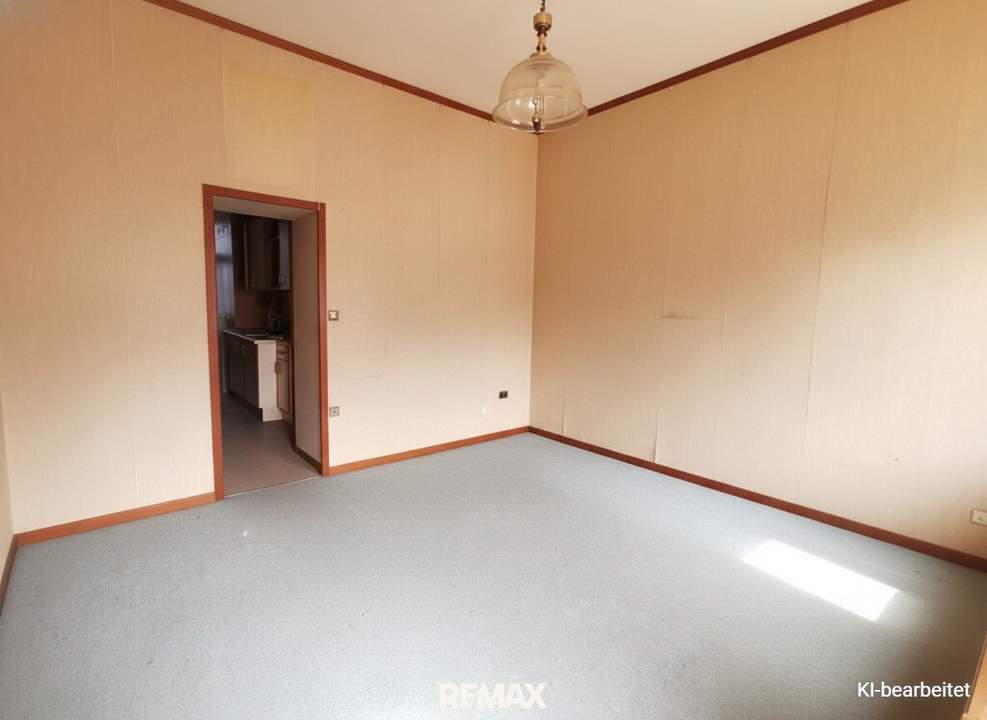 1 Zimmer Wohnung, schön geräumig und gut zu gestalten. Angenehme Lage.