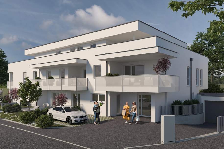 LICHTENBERG: NEUBAUPROJEKT mit 9 hochwertig ausgestatteten Eigentumswohnungen (Wohnflächen von ca. 60m² bis 106m²) + Freiflächen, Wohnung-kauf, 646.000,€, 4040 Urfahr-Umgebung