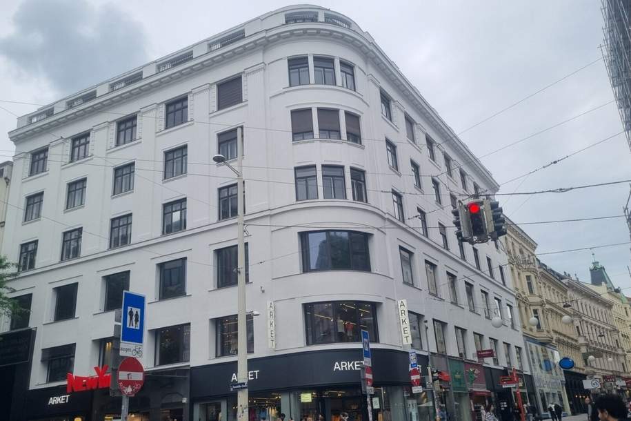 Top Büro im Altbau mitten auf der MaHü, Gewerbeobjekt-miete, 15.220,35,€, 1070 Wien 7., Neubau