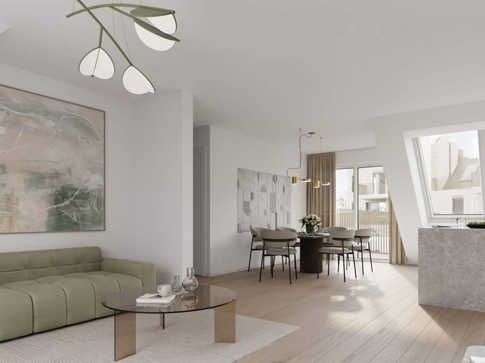 Urbanes Wohnen: 2-Zimmer-Neubau in der Siebenbrunnengasse