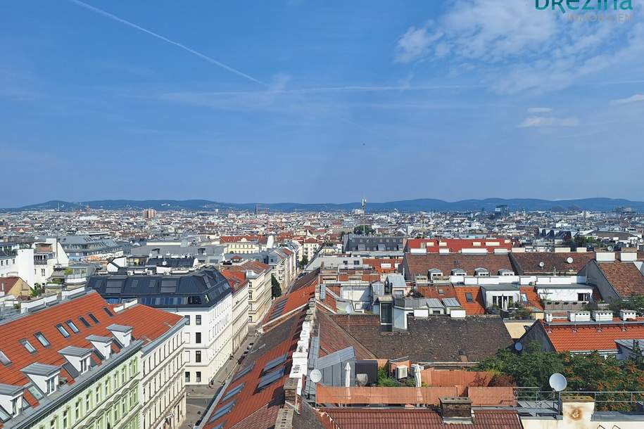 Über den Dächern der Stadt - unbefristet auf 2 Ebenen mit toller Terrasse, Wohnung-miete, 2.467,54,€, 1050 Wien 5., Margareten