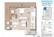 ***Grünblick im Viertel Zwei – Exklusives Wohnen über den Dächern Wiens - Infinity Rooftop-Pool - Panoramasauna - Fitnessbereich***