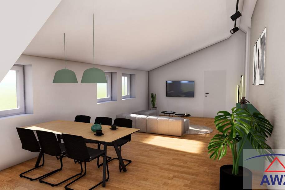 Neue Obergeschoss-Wohnung mit Eigengarten zu verkaufen!, Wohnung-kauf, 335.000,€, 4101 Urfahr-Umgebung