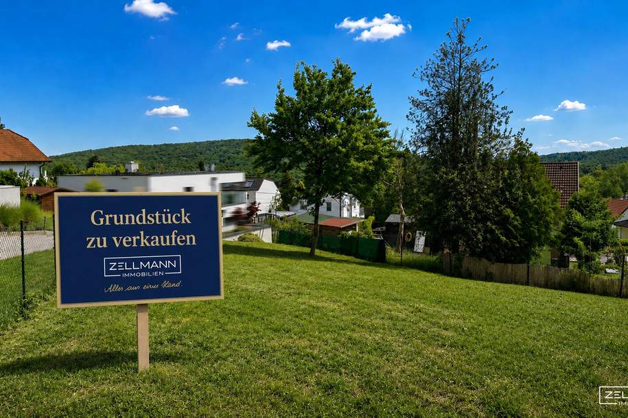 RARITÄT | Exklusives Baugrundstück | Grenze zum 19. Bezirk | inkl. genehmigtem Einreichplan | ZELLMANN IMMOBILIEN, Grund und Boden-kauf, 850.000,€, 1190 Wien 19., Döbling