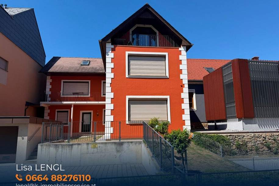 Stadthaus mit Geschäftsräumen, Wohneinheit, Garage und Stellplätzen – für Eigennutzer und Anleger, Haus-kauf, 449.000,€, 8230 Hartberg-Fürstenfeld
