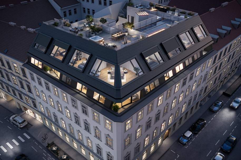 ESSENZ NO. 1 - Die neue Avantgarde des Wohnens - Apartment zur Kurzzeitvermietung in revitalisiertem Altbau, Wohnung-kauf, 407.200,€, 1050 Wien 5., Margareten