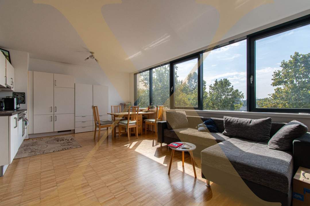 Gut aufgeteilte 2-Zimmer-Wohnung mit Einbauküche in Linz/Urfahr nähe JKU zu vermieten!