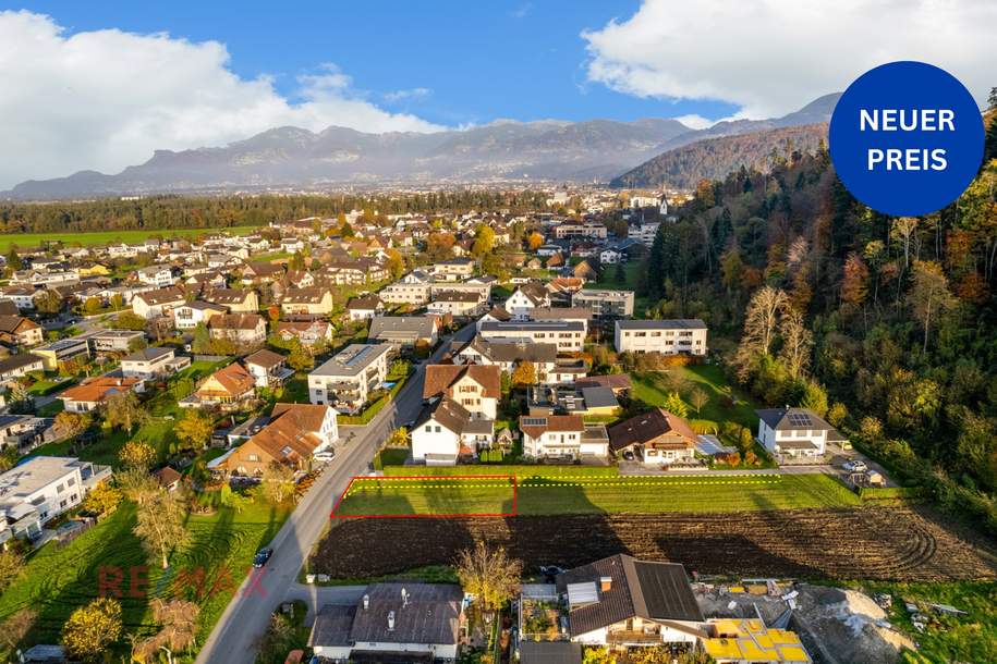 Wohnen nach Ihren Vorstellungen: Attraktives Grundstück für Ihr Traumprojekt, Grund und Boden-kauf, 6800 Feldkirch