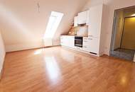 NEILREICHGASSE, sonnige 44 m2 Dachgeschoß, 2 Zimmer, Komplettküche, Duschbad, Parketten, Fernblick