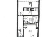 DACHGESCHOSS, INNSTRASSE, 42 m2 Neubau mit 2 m2 Balkon, 2 Zimmer, Komplettküche, Wannenbad, Parketten