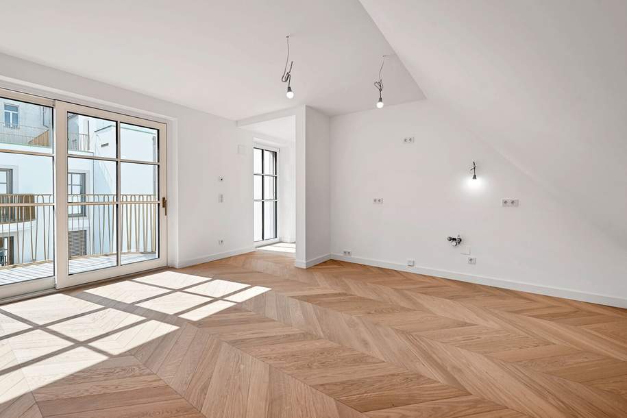 THE FUSION! Exklusiver 2-Zimmer-Dachgeschoß-Erstbezug, Wohnung-kauf, 575.000,€, 1040 Wien 4., Wieden