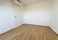 ERSTBEZUG, DACHGESCHOSS, klimatisierte 82 m2 Neubau mit Balkon, Wohnküche, 2 Zimmer, Wannenbad, Parketten, Augarten