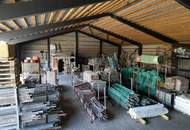 Betriebsgelände mit Halle in Untersiebenbrunn