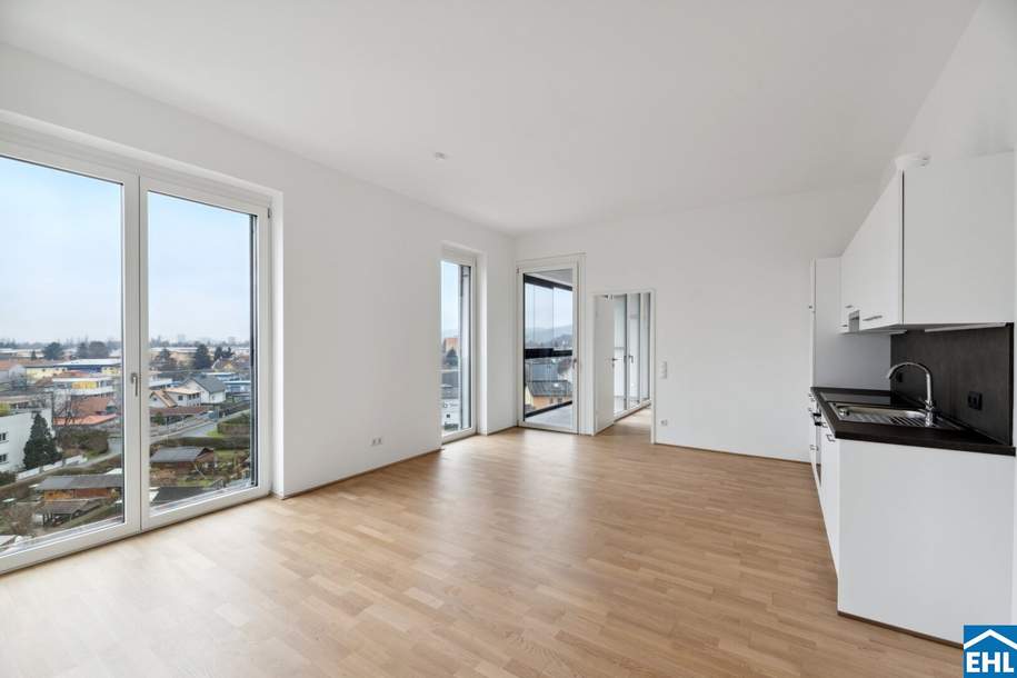 Modernes Wohnen: Top Loggiawohnung im Süd-Spitz, Wohnung-miete, 729,00,€, 8020 Graz(Stadt)
