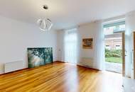 Maisonette mit Garten in renoviertem Backsteinbau – hell, modern, zentral