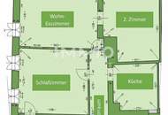 ** Ab JUNI ** Generalsanierte 3,5-Zimmer Wohnung in der Kaigasse 20 in der Salzburger Altstadt