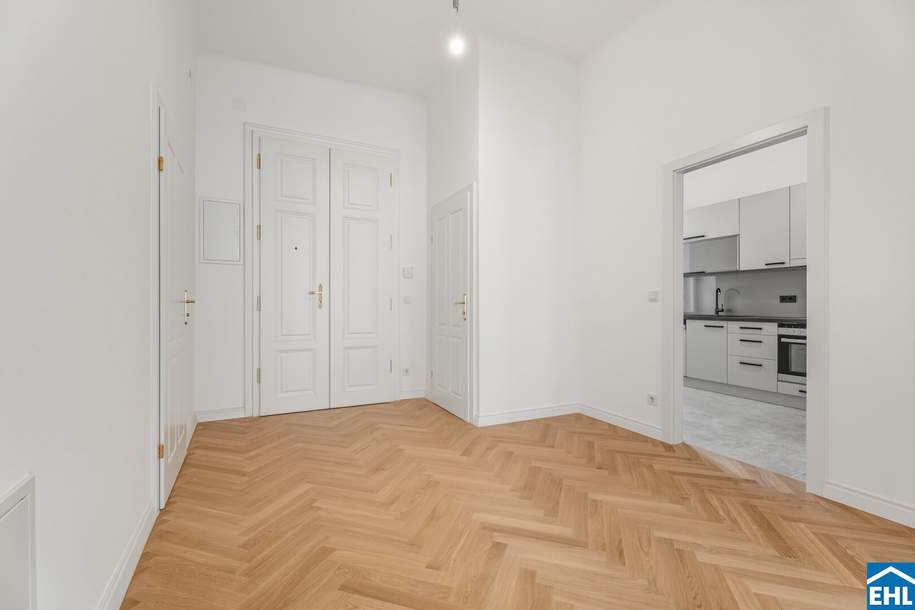 Sanierter Stilaltbau mit exklusivem Dachaubau – Wohnen über den Dächern des Dritten, Wohnung-kauf, 235.000,€, 1030 Wien 3., Landstraße